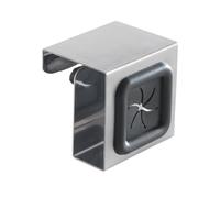 Metaltex Tea Towel Holder Stainless Steel Towel Holder for Hanging, No Drilling Required