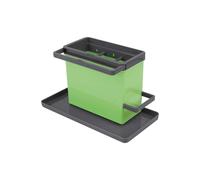Metaltex Tidy-Tex Kitchen Sink Organiser - Green/Grey in Green Metaltex Green