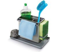 Metaltex Tidy-Tex Kitchen Sink Organiser, Grey, 24 x 13 x 14 cm