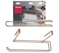 Metaltex Easy Roll Undershelf Paper Towel Holder - Multipurpose Space-saving Kitchen Roll Shelf - Polytherm Copper, 35 x 18 x 10 Centimeters Metaltex