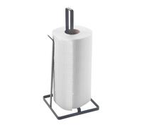 Metaltex Tokyo Lava Kitchen Roll Holder Metal Black with Roll Stopper