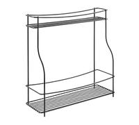 Metaltex TouchTherm Balsamic Lava Spice Rack 2-Tier 35 x 12 x 37 cm