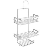 Metaltex Viva 3-Tier Shower Caddy Bathroom Storage Rack - Silver