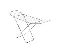 Metaltex Vulcano Laundry Dryer - Compact Metal Indoor and Outdoor Laundry Drying Rack - Perfect for Clothes and Small Home Essentials - Silver, 55 x 180 x 100 Centimetres