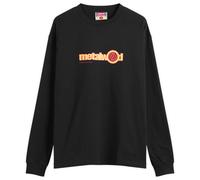 Metalwood Studio Men's Word Long Sleeve T-Shirt Black Medium