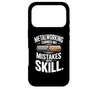 Metalworking Turned My Mistakes Into Skill Quote Case for iPhone 17 Pro
