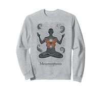 Metamorphosis Butterfly Meditate Mind Body Soul Sweatshirt