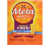 Metamucil - MultiHealth Fiber Singles Orange Smooth Sugar-Free - 30 x .21 Ounce Packets