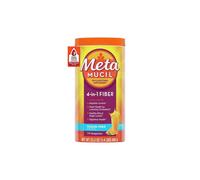 Metamucil Daily Fiber Supplement, Orange Smooth Sugar Free Psyllium Husk Fiber Powder, 114 Doses