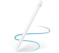 MEKO Stylus Pens for Touch Screens, Universal Tablet Pen Capacitive 2 in 1 Stylus for iPhone/iPad/pro/Mini/Air/Samsung/Tablet (Black + Rose Gold)