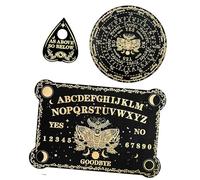 Metaphysical Message Board Witchcrafts Telling Board Wooden Divination Pendulums Board Engraved Dowsing Board Telling Board