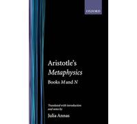 Metaphysics: Books M and N (Clarendon Aristotle Series)