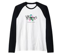 Metastatic Breast Cancer Awareness Stronger Than The Storm Raglan Baseball Tee