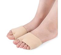 Metatarsal Pads, Bunion Corrector Big Toe Separator Forefoot Pad, Ball of Foot Cushion Support Sleeves Foot Health Care Protector Relieve Pain for Hallux Valgus, Metatarsalgia, Mortons Neuroma (L)