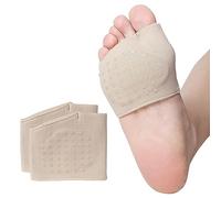 Metatarsal Pads for Women and Men, Beveled Thread Foot Guards， Bunion Support Sleeve with Silicone Gel Bunion Pads，Soft Gel Ball of Foot Cushion Relieve Ball of Foot Pain (Large)