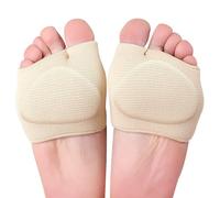 Metatarsal Pads for Women Men, 2PCS Gel Sleeves Ball of Foot Cushion Pads Soft Fabric Protector for Supports Feet and Relief Metatarsalgia Mortons Neuroma Pad