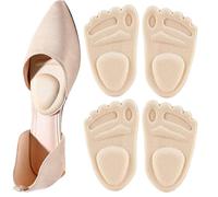 Metatarsal Pads Women | Adhesive Universal Fit Size Inserts - Thickened Soft Metatarsal Ball of Foot Pads - for Women Forefoot Support Instant Relief All-Day Comfort High Heels Walking