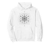 Metatron Cube Mandala Meditation Energy Healing Pullover Hoodie