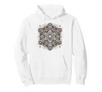 Metatron Cube Mandala Meditation Energy Healing Pullover Hoodie