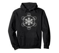 Metatron Cube Mandala Meditation Energy Healing Pullover Hoodie