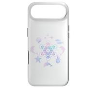 metatron cube sacred geometry and sea creatures Case for iPhone Air