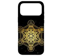 Metatron's Cube Sacred Geometry Platonic Solids Esoteric Case for iPhone 17 Pro Max