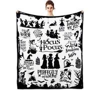 Metawu Halloween Blanket,Witch Flannel Throw Blankets, for Kids Women,Halloween Throw Blanket for Couch Sofa Bed Chair Decorations 50 x 60 inches
