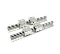 Metaximious 2pcs Linear Rail SBR16 L300mm 600mm 800mm 1000mm+4pcs SBR16UU Linear Guide Blocks Linear Guideway linear motion Component(350mm)
