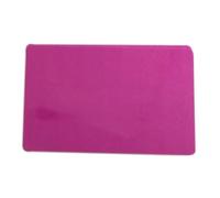 Metaximious 50pcs Multicolor Aluminum Alloy Business name Cards Blank Metal Sheets for Professional Use flash(Purple,86 x 54 x 0.2mm)