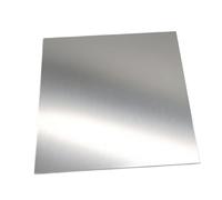 Metaximious 5pcs Silvery Anodized Aluminum Plate 0.5mm 0.8mm 1mm 1.5mm 2mm Thickness Aluminum Alloy Flat Plates 100x100mm 200x200mm flash(100x100x1.5mm)