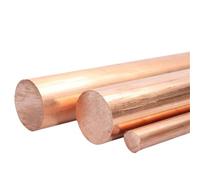Metaximious 5Pcs T2 Copper CNC Rods 2mm 3mm Diameter 500mm Length for Welding Knife Handle Rivets and DIY Craft(3x500mm)