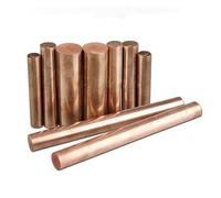 Metaximious C17200 Bronze Copper Alloy Rod Precision 3mm to 25mm Bar for Heat Conduction and Electromagnetic Induction Research Craft(100mm x 35mm)