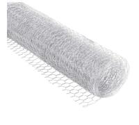 Metaximious Chicken Wire Net Rabbit Animal Fence Crafting Wire Mesh Netting with Cutting Pliers Galvanized Hexagonal 5 Meter x 0.4 Meter DIY