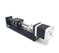 Metaximious Linear Actuator Mini Linear Rail Guide Stepper Motor 50-300mm Stroke T type Sliding Table Nema 17 42mm x 42mm flange industry(2 pitch 300mm)