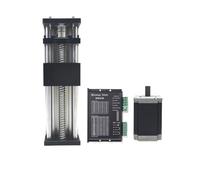 Metaximious Linear Rail Kit NEMA 23 Stepper 1.2Nm Motor Kit Driver Ball Screw Module Slide Stage 50mm to 300mm Stroke industry(150mm SFU1610)