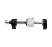 Metaximious SFU1605 ball screw end machined with BK/BF12 +nut holder+coupling for CNC part Component(1100mm)