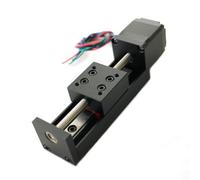 Metaximious Stroke 50mm Linear Stage Transport Guide Platform Pitch 1mm 2mm 4mm 6mm 12mm With NEMA 11 Stepper Motor And T6 Slide Table Rail industry(12mm)