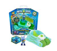 METAZELLS Scooter Drone Blue + Figure Character Howly S1 + 1 Card, Vehicle Transforms Into Drone, Toy Gift for Boys and Girls + 3 Years