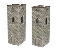 METCALFE CASTLE PAIR OF WATCHTOWERS PN192