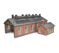 Metcalfe Double Track Engine Shed & Workshop OO Gauge Card Kit