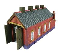 Metcalfe Models Pn931 N Gauge Red Brick Single Track Engine Shed