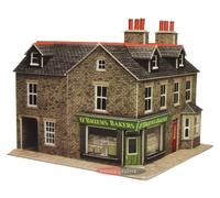 Metcalfe OO Stone Corner Shop Ready Cut Card Kit