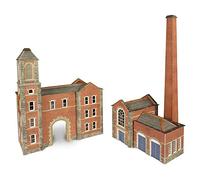 Metcalfe PN184 Boilerhouse and Factory Entrance N Gauge Card Kit