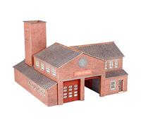 Metcalfe PN189 Fire Station (Fire Brigade) Card Kit N Gauge