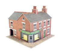 Metcalfe Po263 Oo Gauge Red Brick Corner Shop