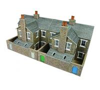 Metcalfe Po277 00/H0 Low Relief Stone Terraced House Backs