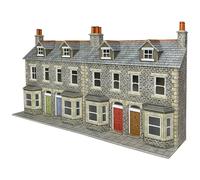 Metcalfe PO303 Low Relief Terraced House Fronts Stone Built OO Gauge