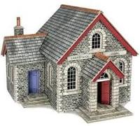 Metcalfe PO318 Little Cardleywick Chapel Card Kit, OO/HO Gauge