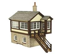 Metcalfe PO330 GWR Signal Box (Brick and Stone options) Card Kit OO/HO Gauge