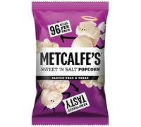 Metcalfe’s Skinny Popcorn Bags 20g- Ideal for Lunchboxes & On-the-Go Snacking (24 Bags x 20g, Sweet & Salty)